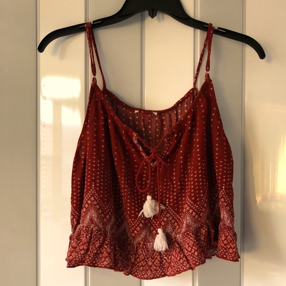 Loose crop top